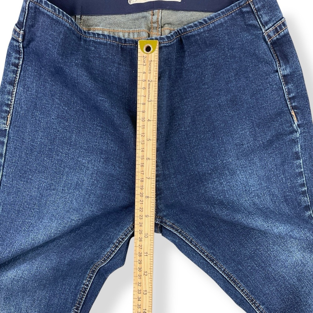 Rock & Roll Flare Jeans Womens 28x34 (ACTUAL 28x32) Blue Bargain Bell Pull On - Picture 12 of 16